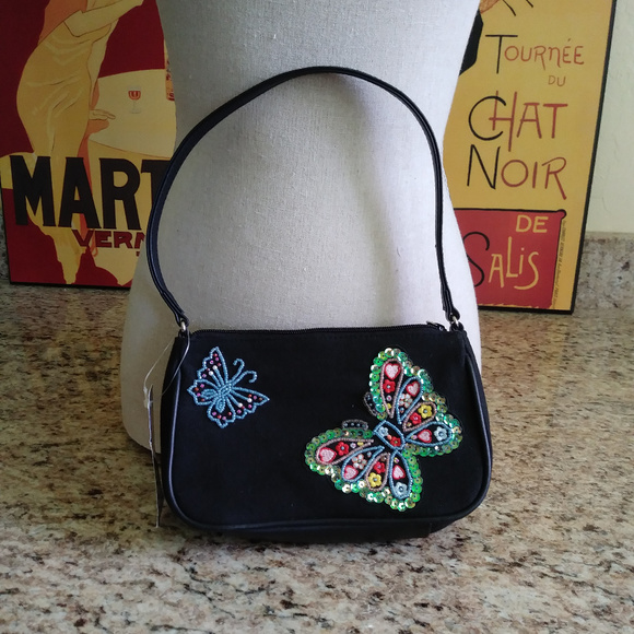Charter Club Handbags - ** Charter Club Embellished Butterfly Purse NWT